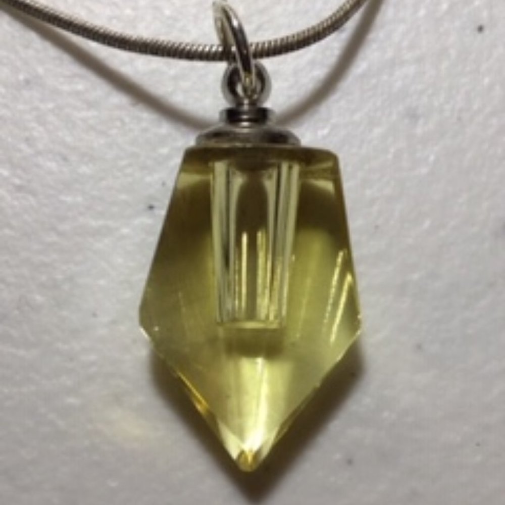 Crystal Pendant - Amber
